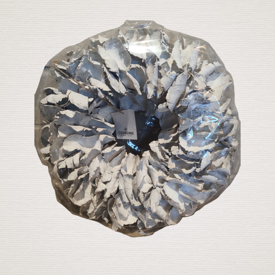 Deko Kranz Palmblatt sand D.40cm