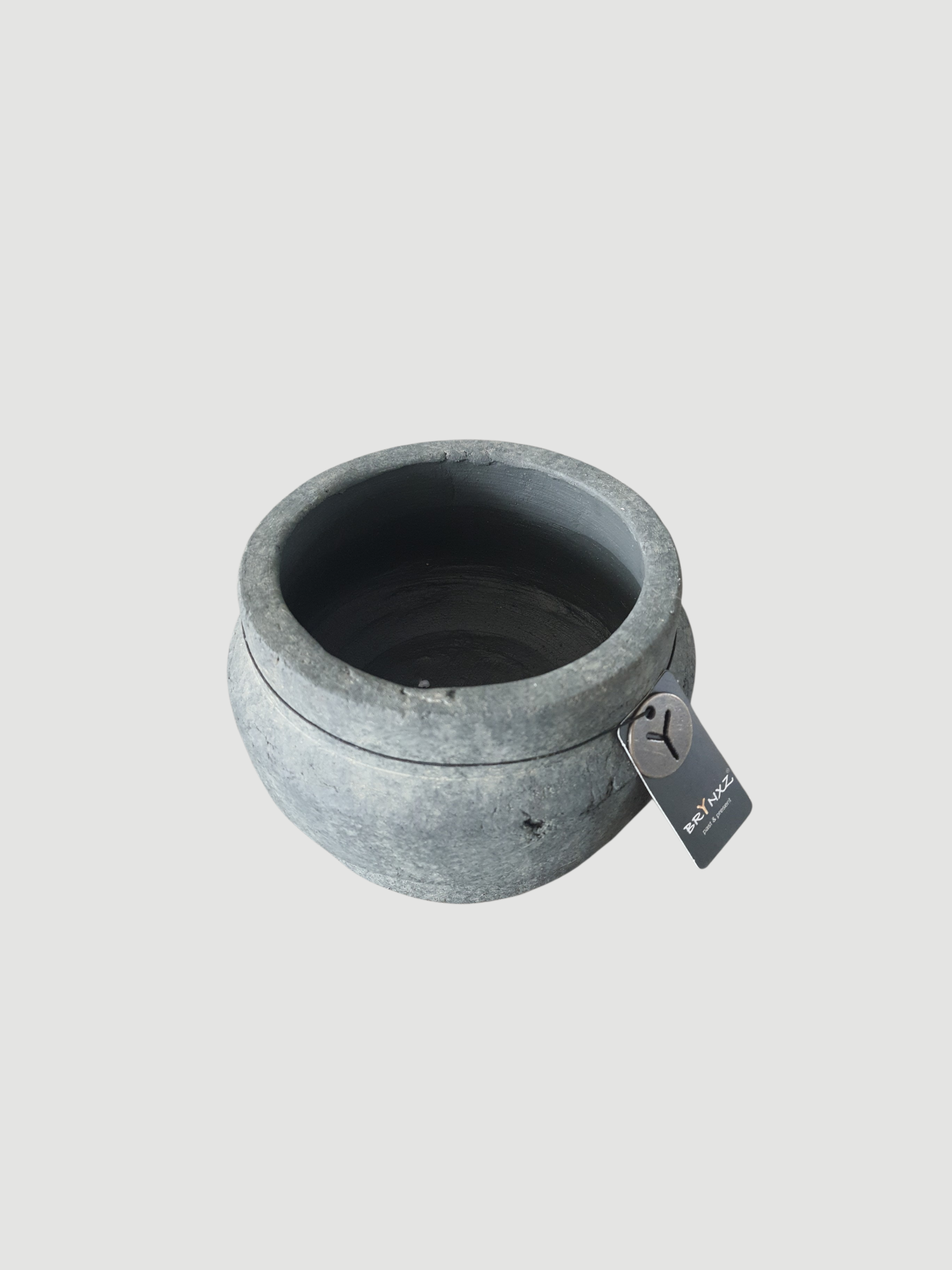 BRYNXZ Pflanztopf grau Keramik 15x10 cm