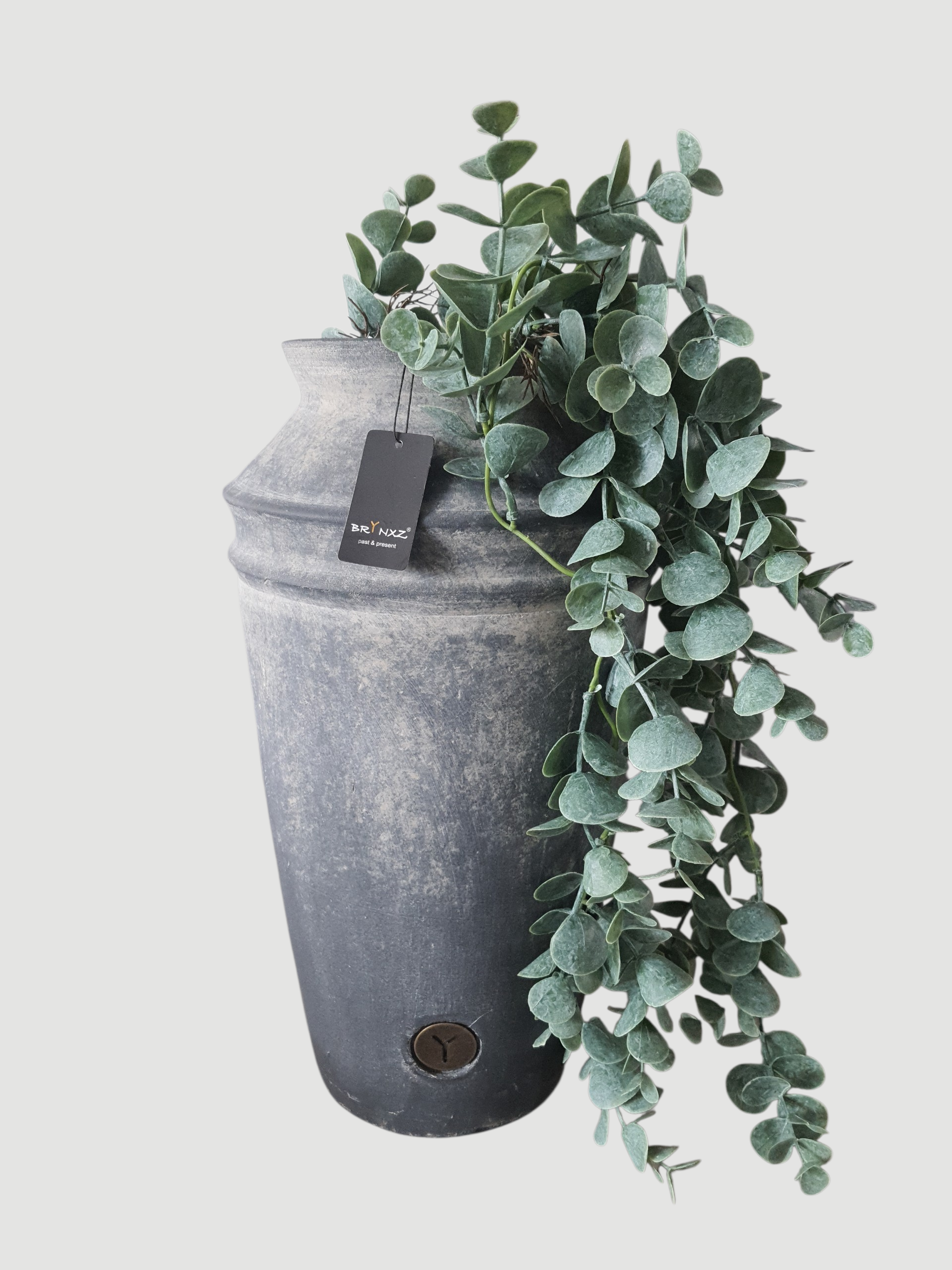BRYNXZ Vase grau Keramik 37x20 cm