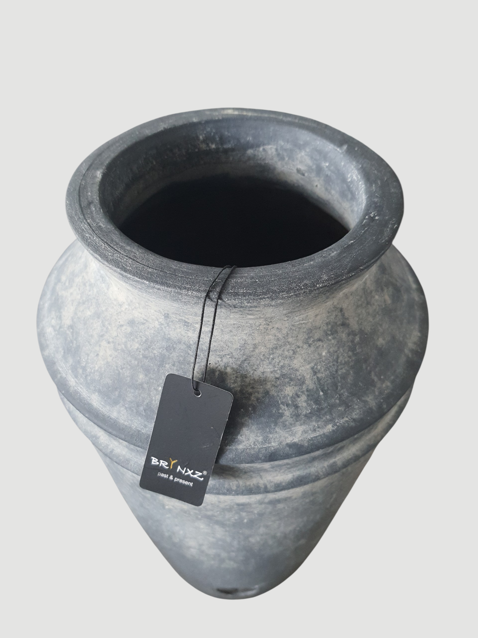 BRYNXZ Vase grau Keramik 37x20 cm