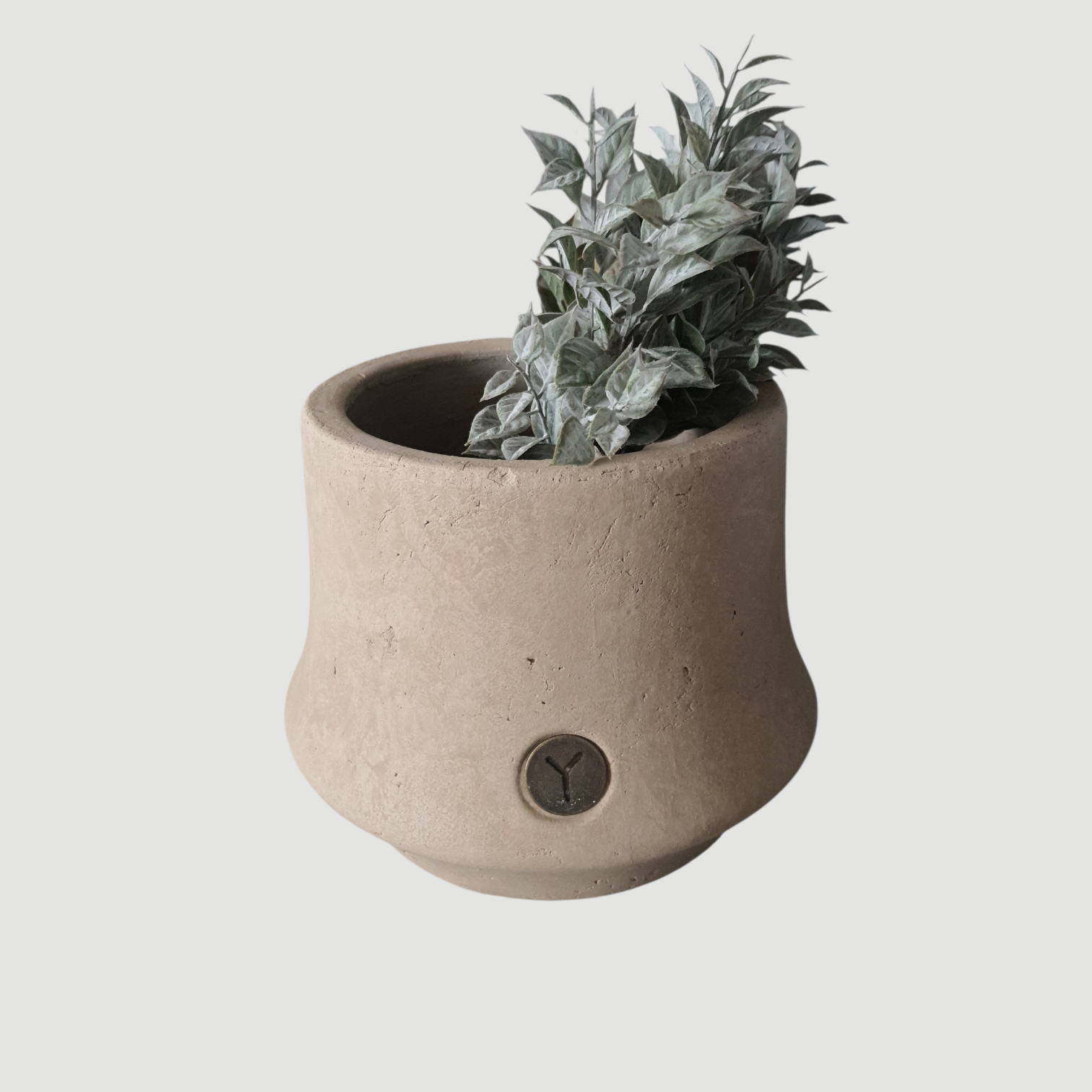 BRYNXZ Pflanztopf beige Keramik 24x19 cm