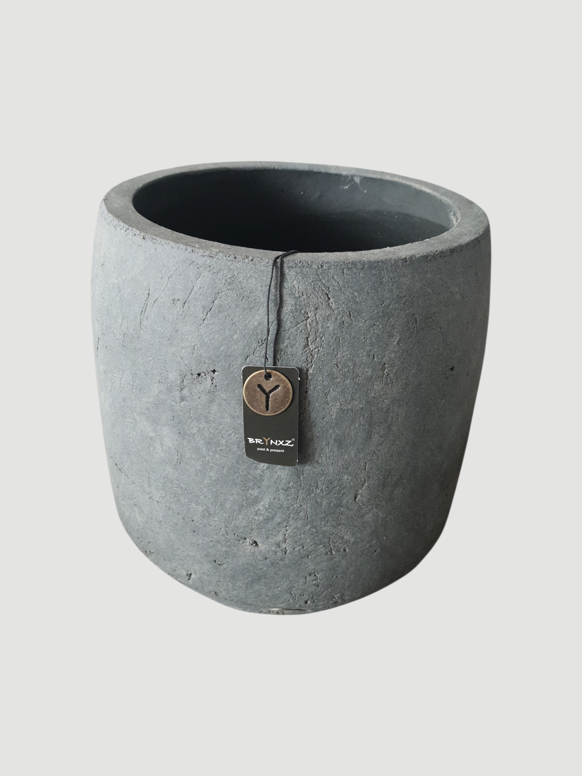 BRYNXZ Pflanztopf grau Keramik 27x26 cm