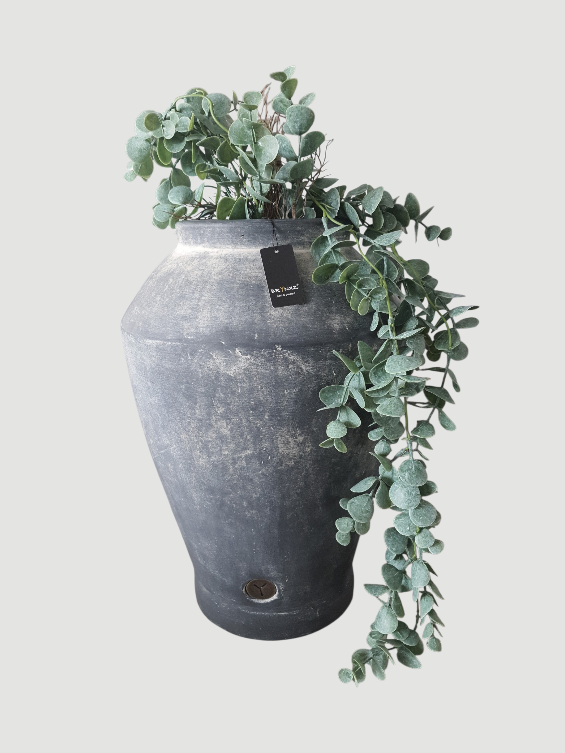 BRYNXZ Vase grau Keramik 41x28 cm