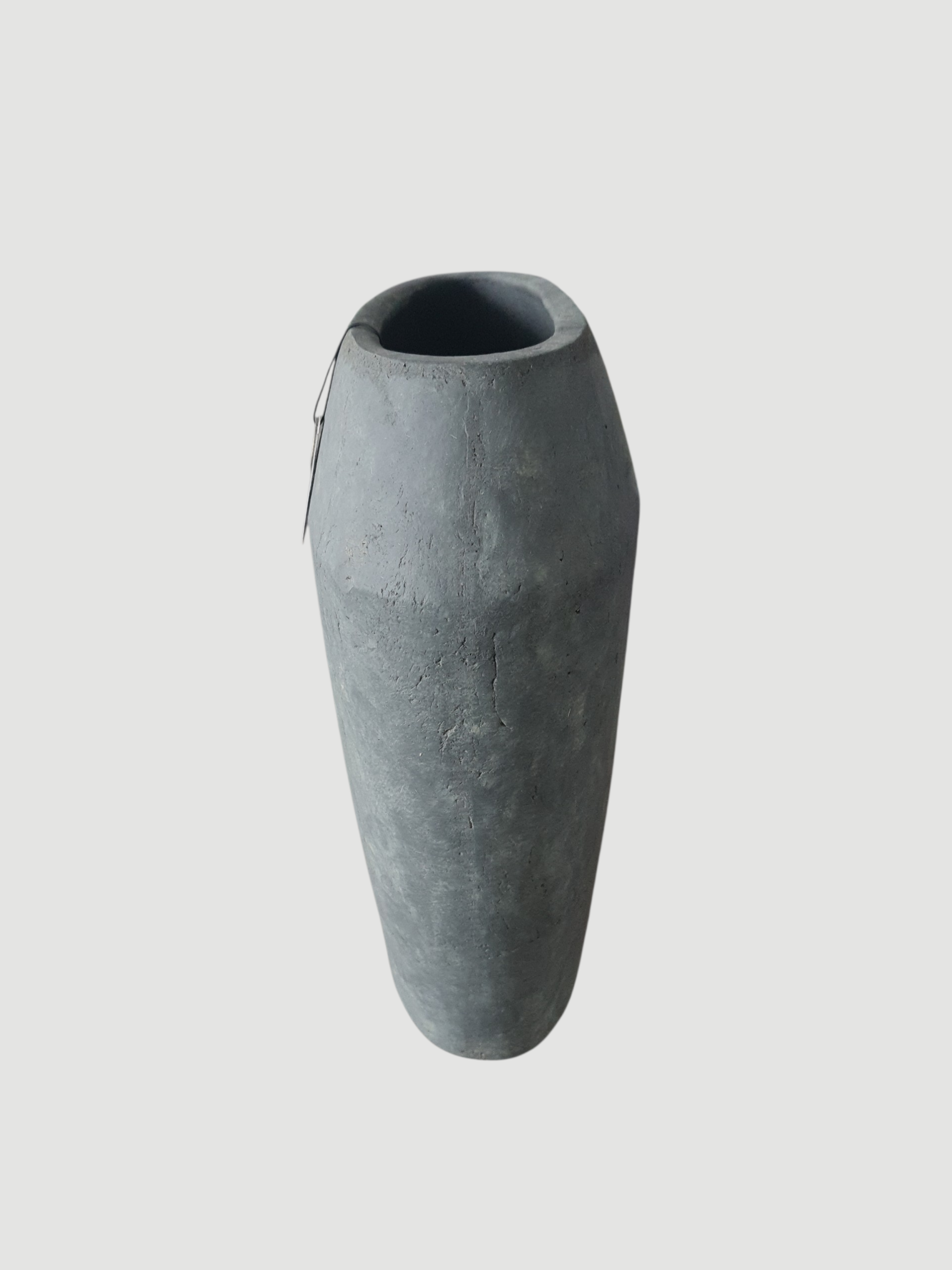 BRYNXZ Pflanztopf oval grau Keramik 34x15x35 cm