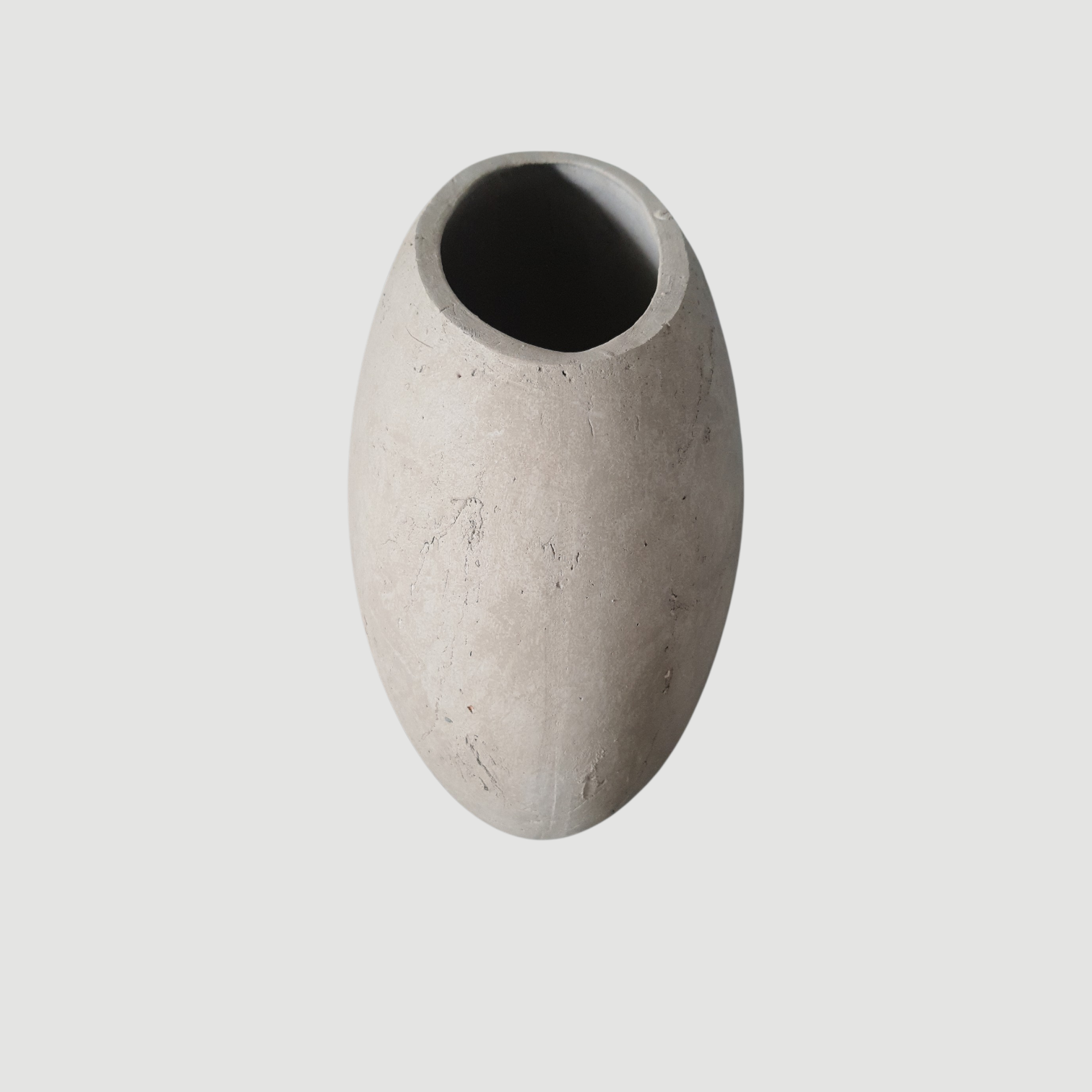 BRYNXZ Pflanztopf oval beige Keramik 34x20x30 cm