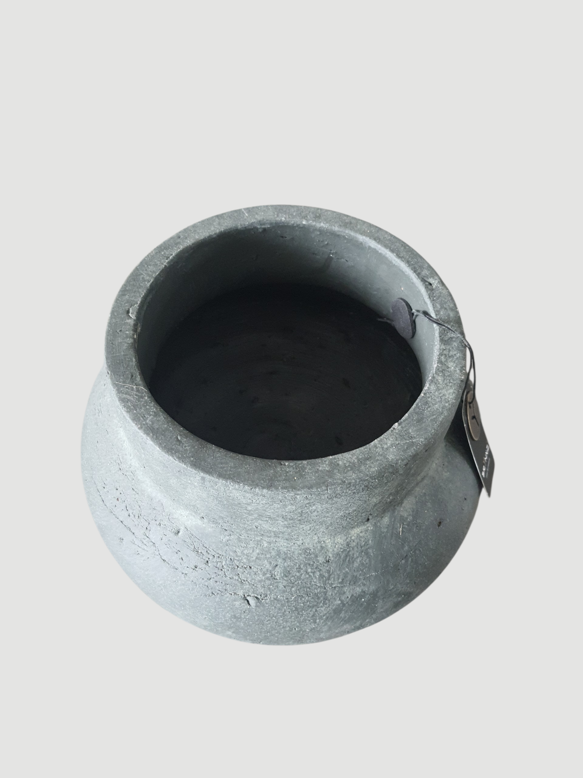 BRYNXZ Pflanztopf grau Keramik 22x16 cm