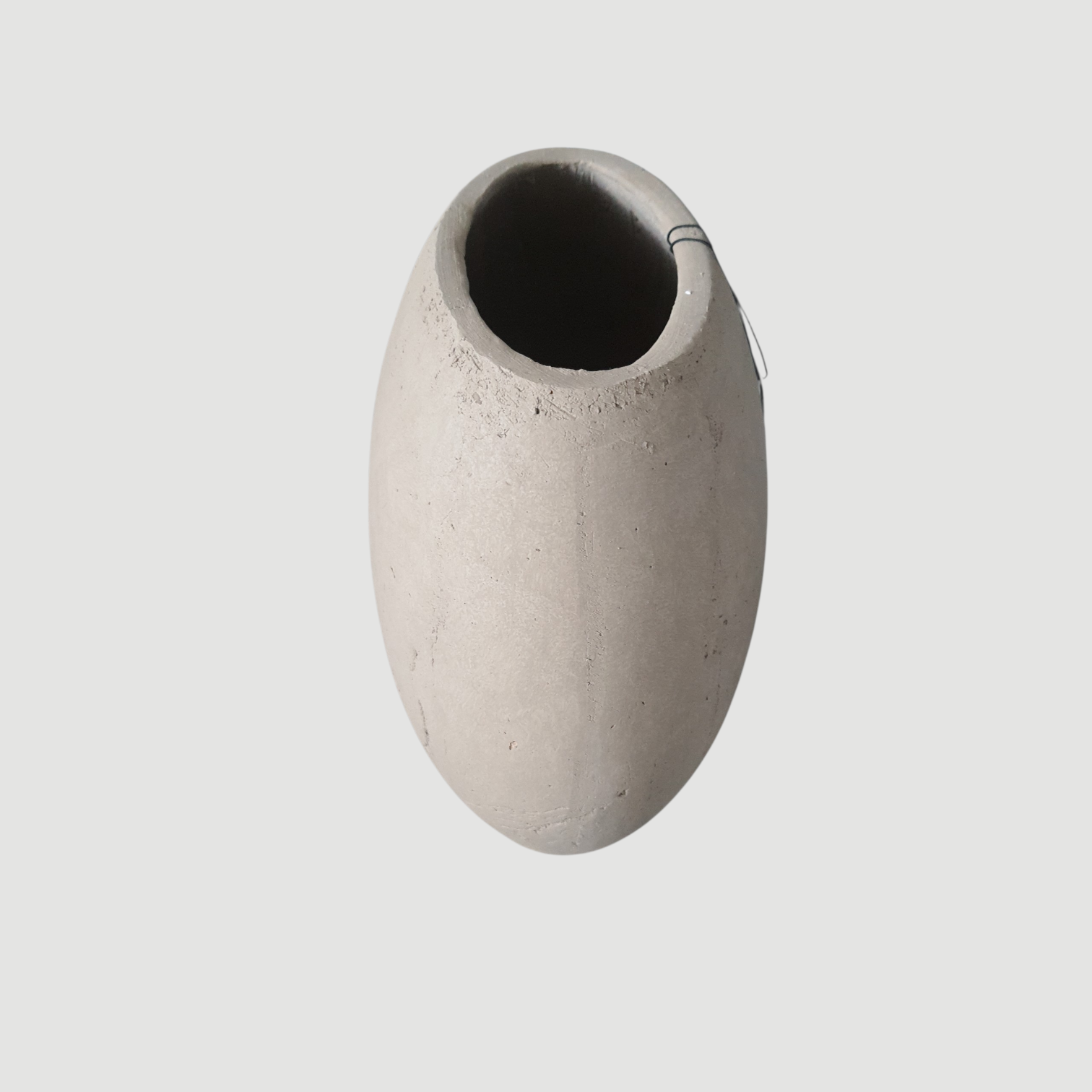 BRYNXZ Pflanztopf oval beige Keramik 28x17x25 cm