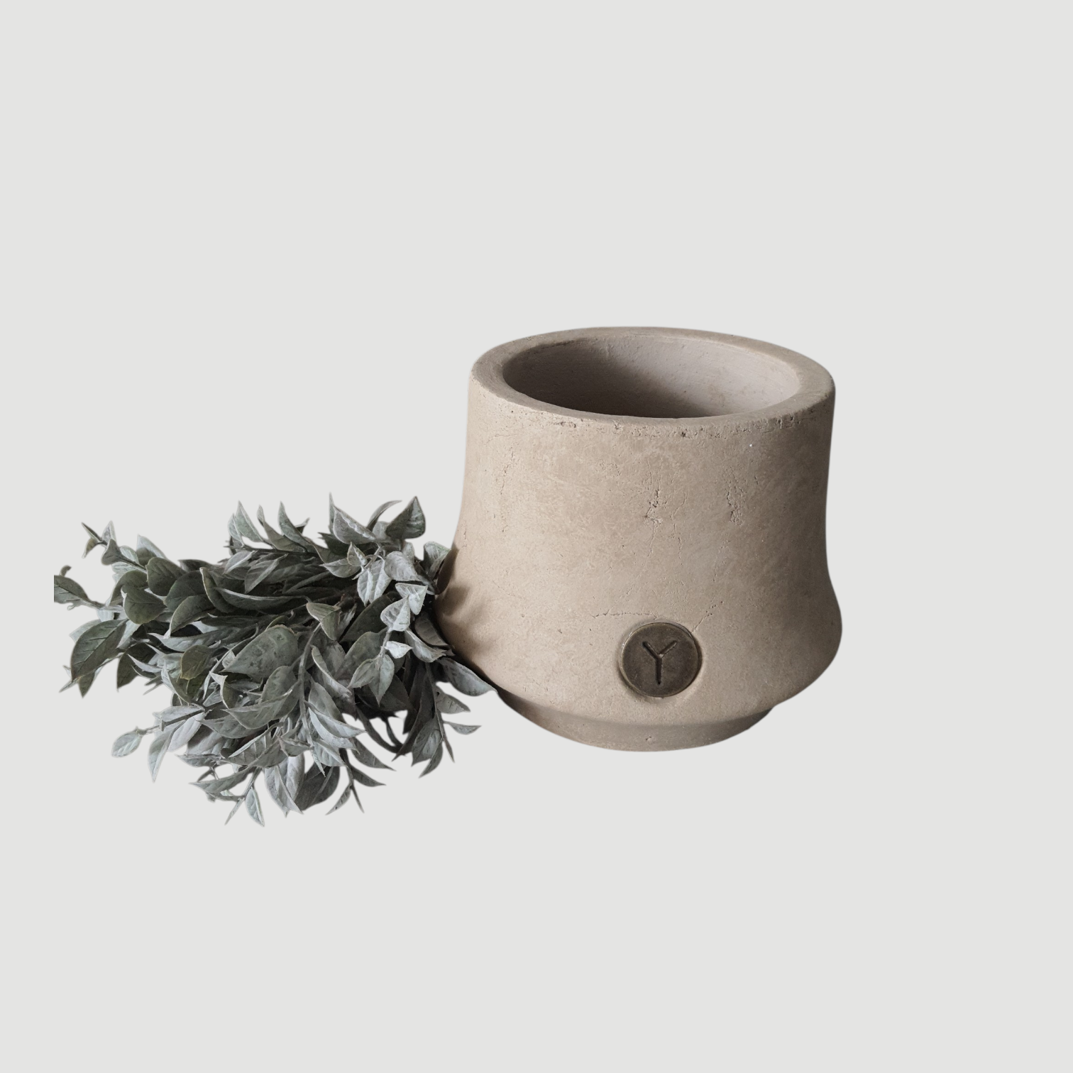 BRYNXZ Pflanztopf beige Keramik 19x15 cm